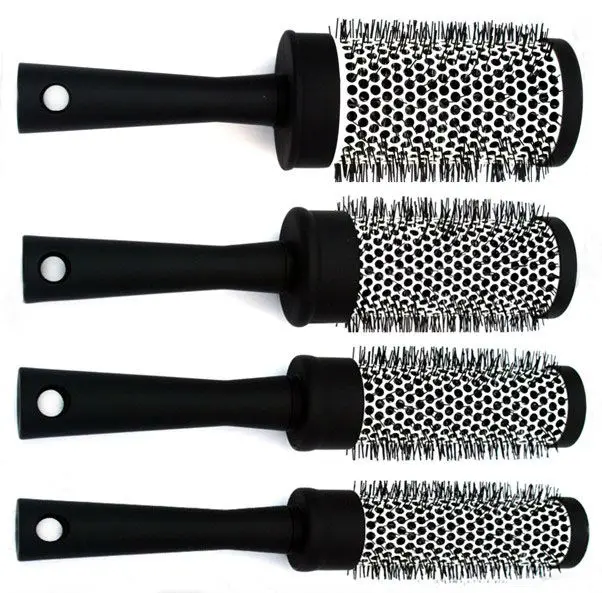 Professional Metal Barrier Cylinder Tuber Ceramic Hair Curler Roller