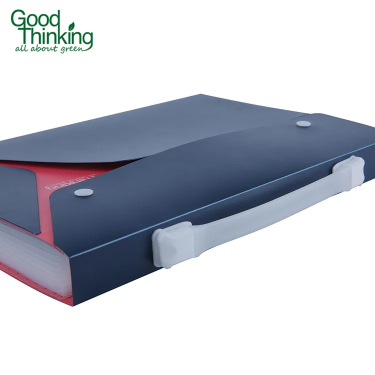 
A4 size office document wallet expanding file folder with handle,custom wallet eco-friendly school expanding file folder 