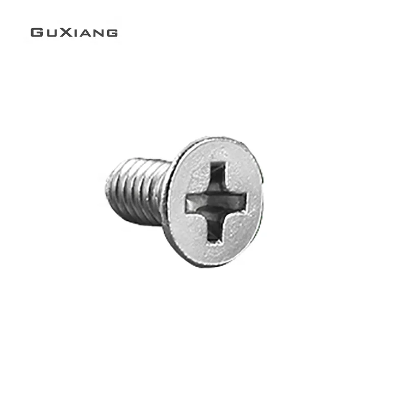 
White Zinc Plated Galvanized Carbon Steel Flat Phillips Machine euro screw 