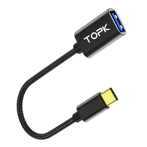 USB C to USB 2.0 Female OTG Adapter Cable