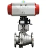 Pneumatic Ball Valve High Quality On-Off Ball Valve Stainless steel Trunnion mounted ball