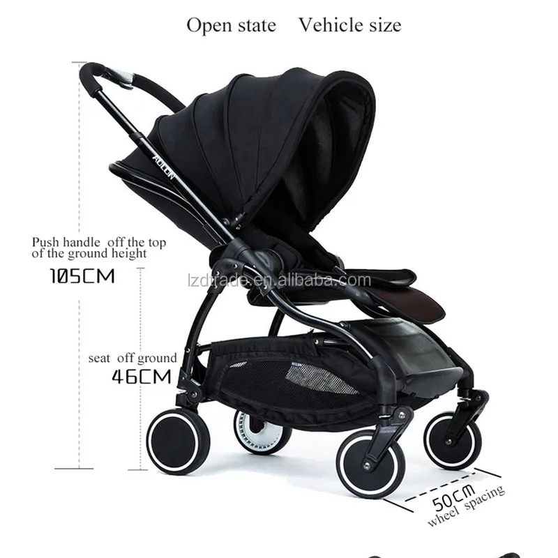 

AULON baby stroller lightweight umbrella four-wheel shock folding baby carriage