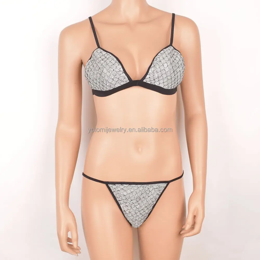 

Diamond Bikini Swimwear Bikini Set Crystal Diamond Bikini Set