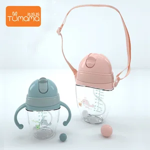 Image of 320ML BPA free feeding baby sippy cup 360 baby bottle