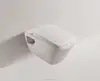 modern design porcelain popular european wall mounted hung toilet P-trap washdown wall hung toilet