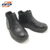 high cut breathable pull on two side zipper workers safety boots