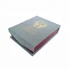 High Definition Paper Packaging Boxes With Soft Velvet PS Tray