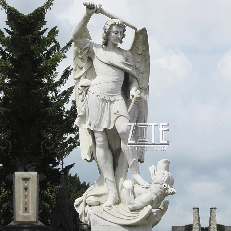 Hand Carved Classic Life Size Stone Marble Archangel St Michael Statue Sculpture Buy Archangel St Michael Statue St Michael Statue Saint Michael Statue Product On Alibaba Com