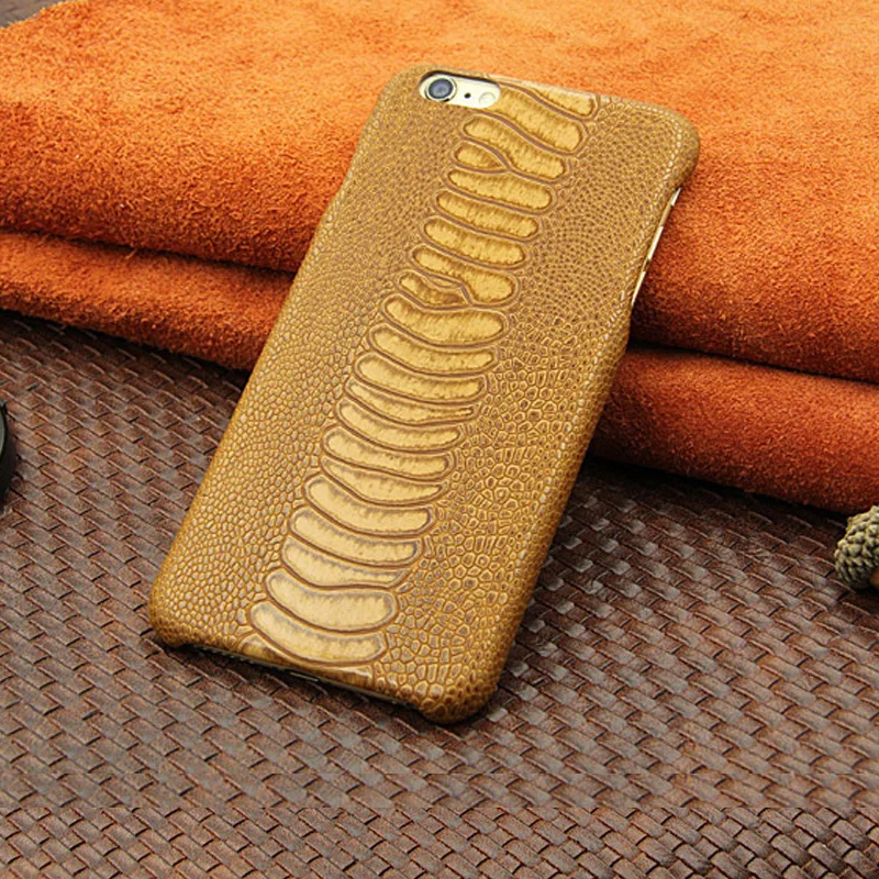 Cell phone cover For iPhone 7 Fashion Ostrich Pattern PU Leather case