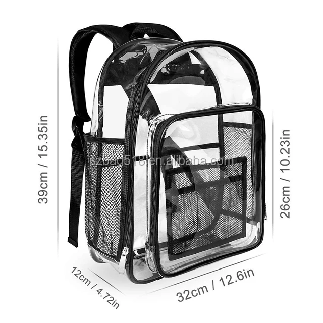 Clear PVC backpack 02