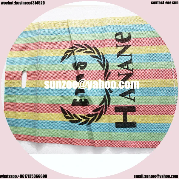 pp woven bags with easy tie