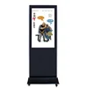 standing kiosk floor standing 43" advertising led display screen indoor digital signage all in one touch screen pc IR touch