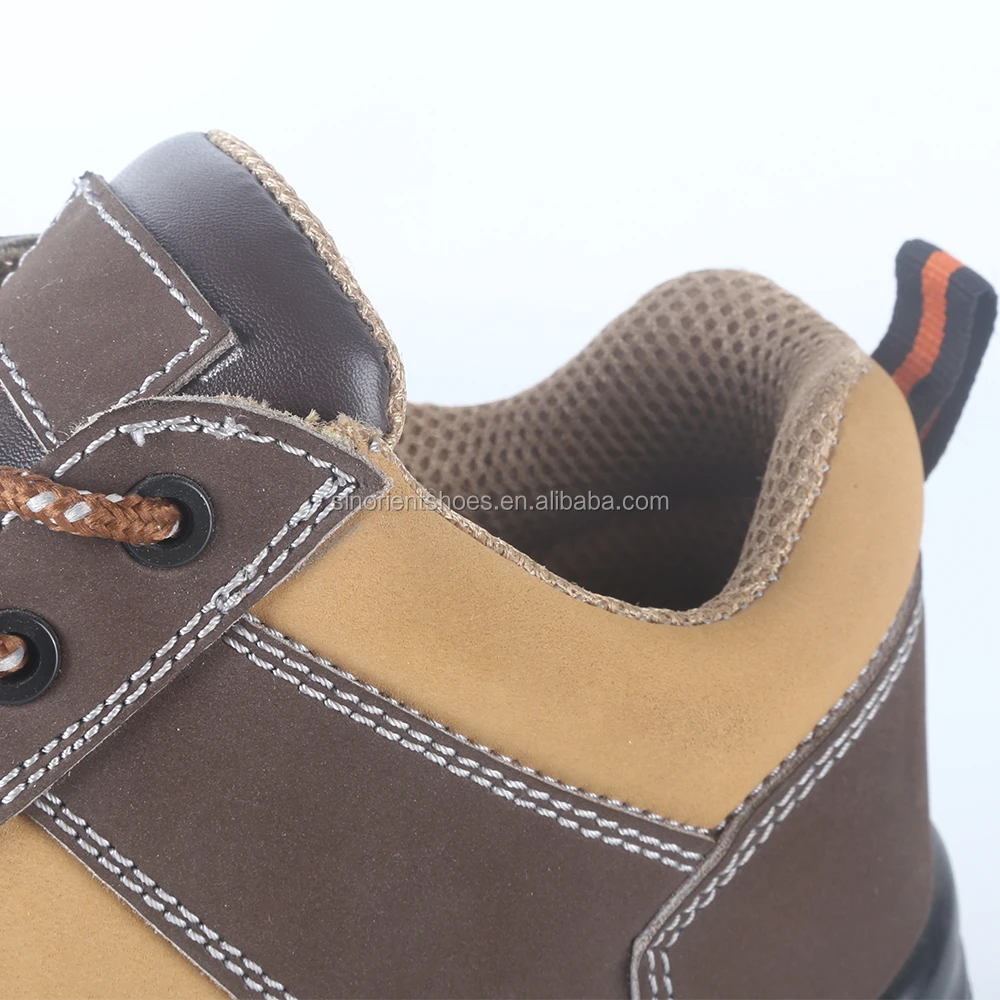 High Quality Nubuck Leather Ce S1p Standard Plastic Toe Cap Woodland