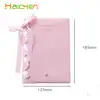 Hottest sale Pink Leather unique Ribbon Fixed notebook