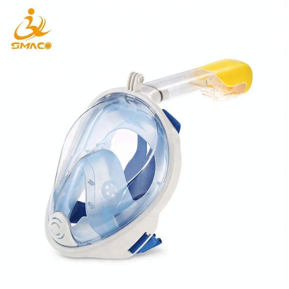 

new design diving full face snorkel mask, Black / pink / blue / green