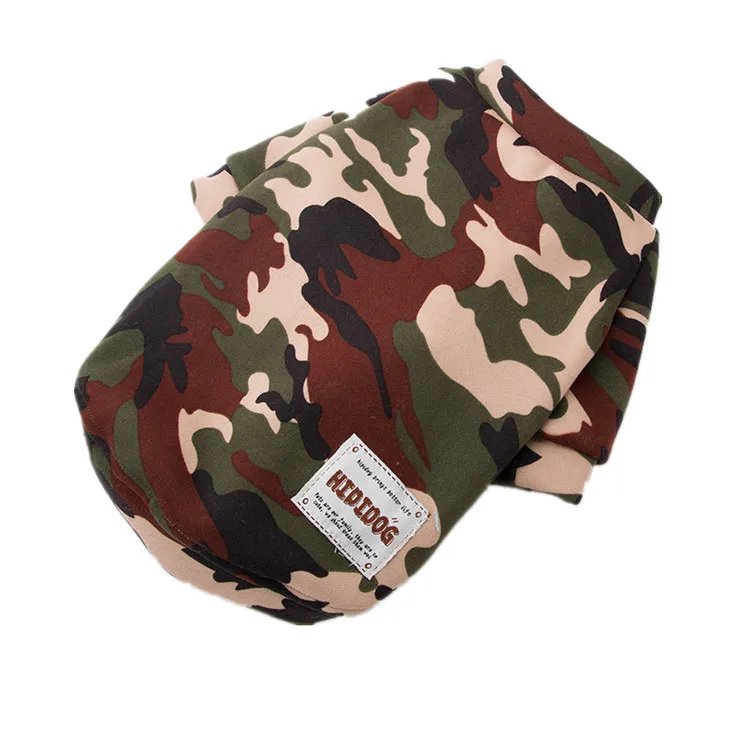 

KD035 Handsome camouflage two-legged autumn style dog clothes small dog clothing