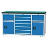 professional workbench 4/5/6/7/8 drawers rolling lockable metal tool cabinets
