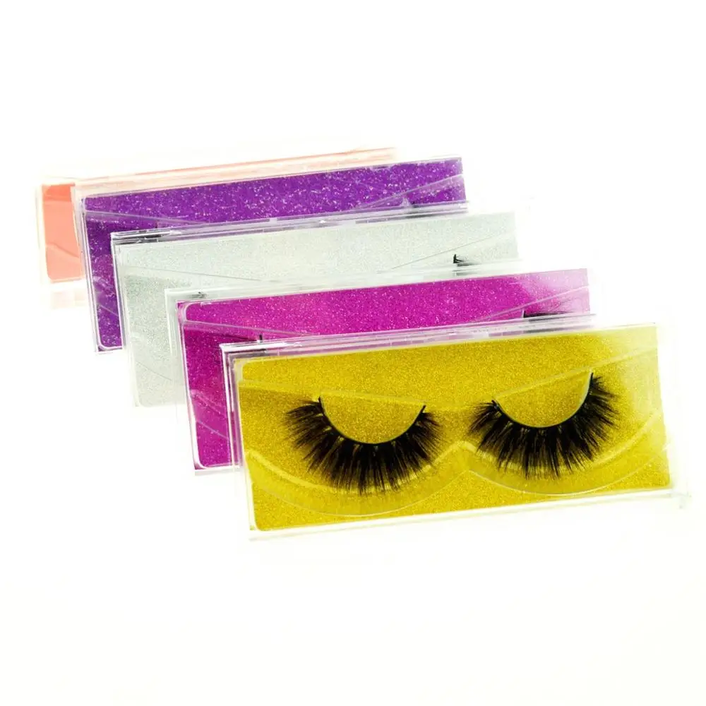 

Private label 3d prime perfect silk lashes premium silk strip eyelashes, Black