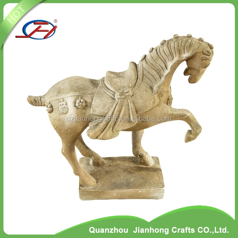 Concrete Life Size Horse Statues For Garden Elephant On