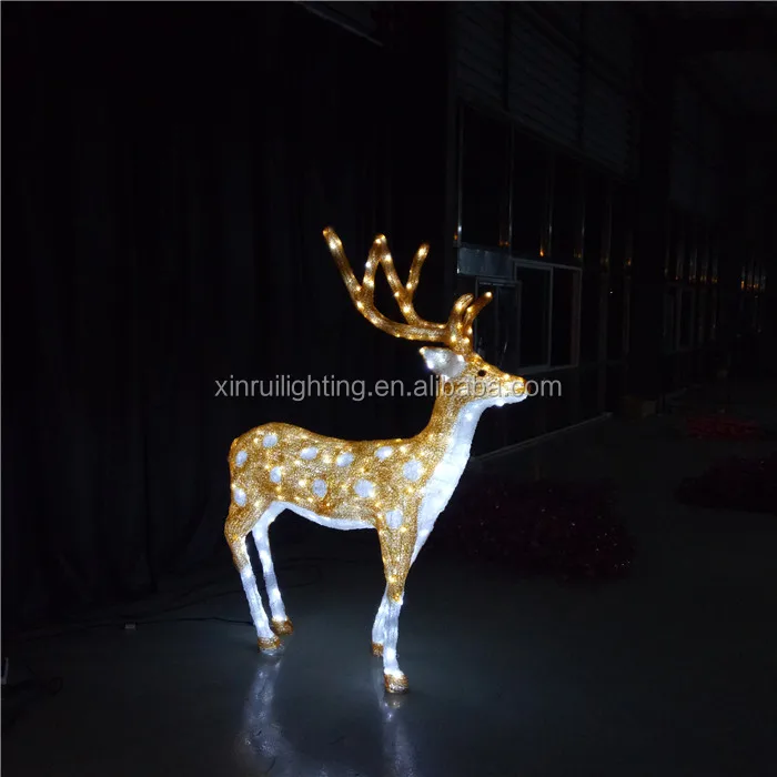 Holiday Living Products 3d Outdoor Decoration Lighted Wire Deer