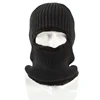Acrylic Evenly Knitting Blank Short Brim Camo Oem Winter Knitting Hat