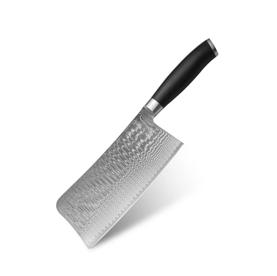 chinese cleaver chopping bone knife high quality damascus 3cr13