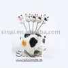 Cow Resin Fruit Forks Tableware