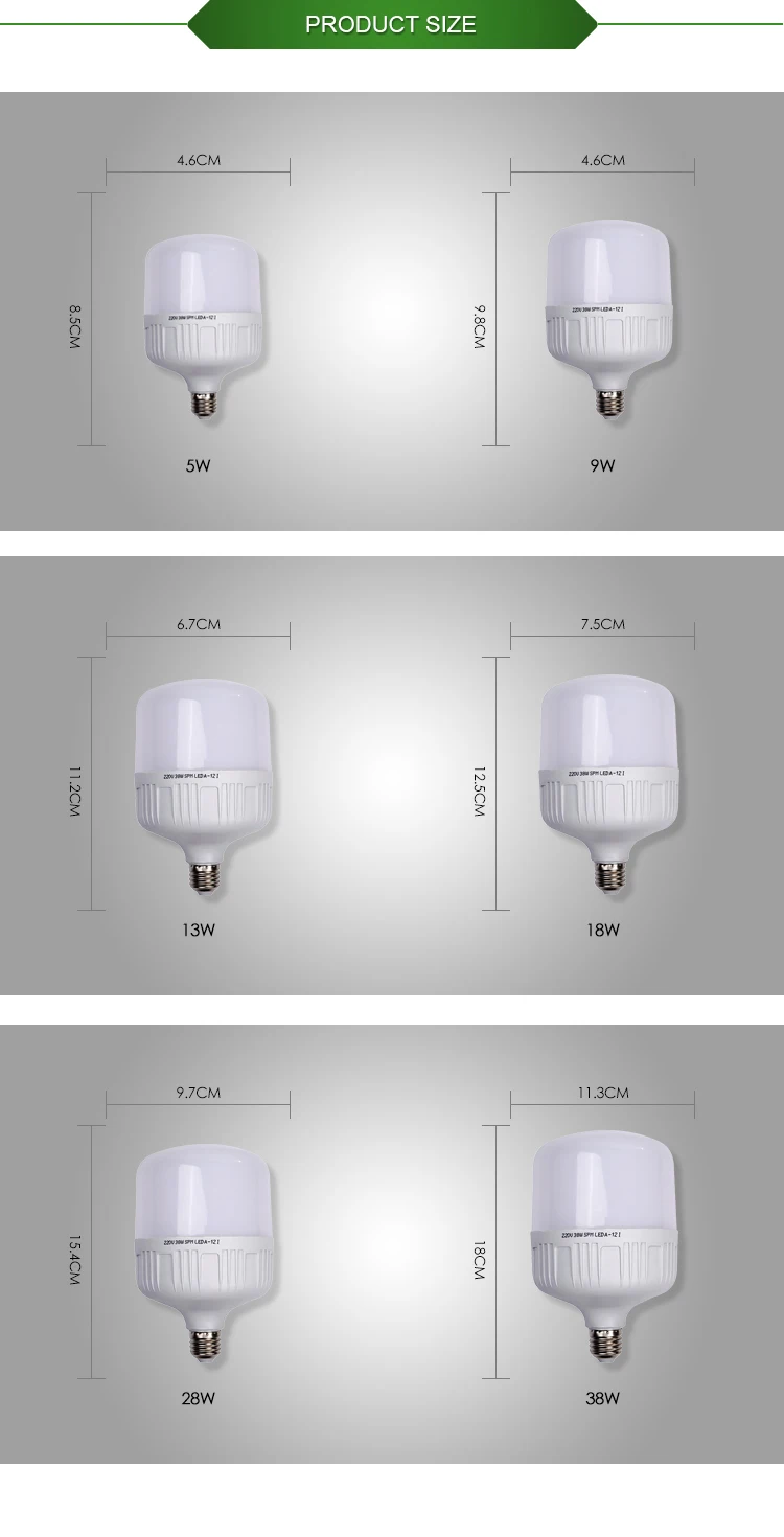 T-shape LED Bulbs 28w High Power Big Watts Led Bulb Light