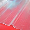 transparent heat resistant fiber corrugated plastic roofing skylight sheet