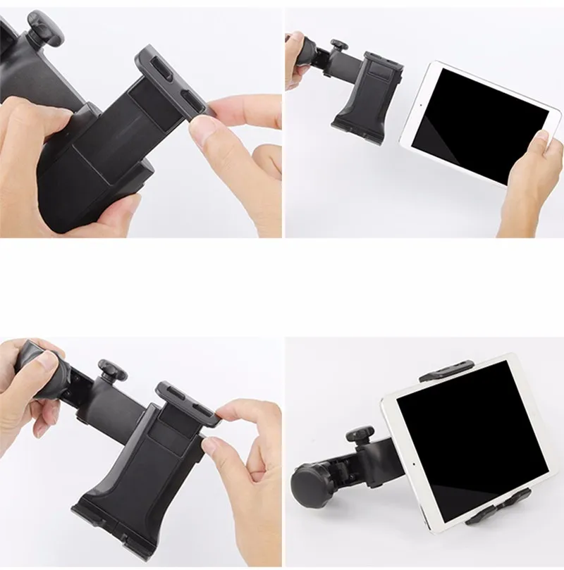 Universal Car Headrest Mount Holder With Silicon Holding Net Compatible