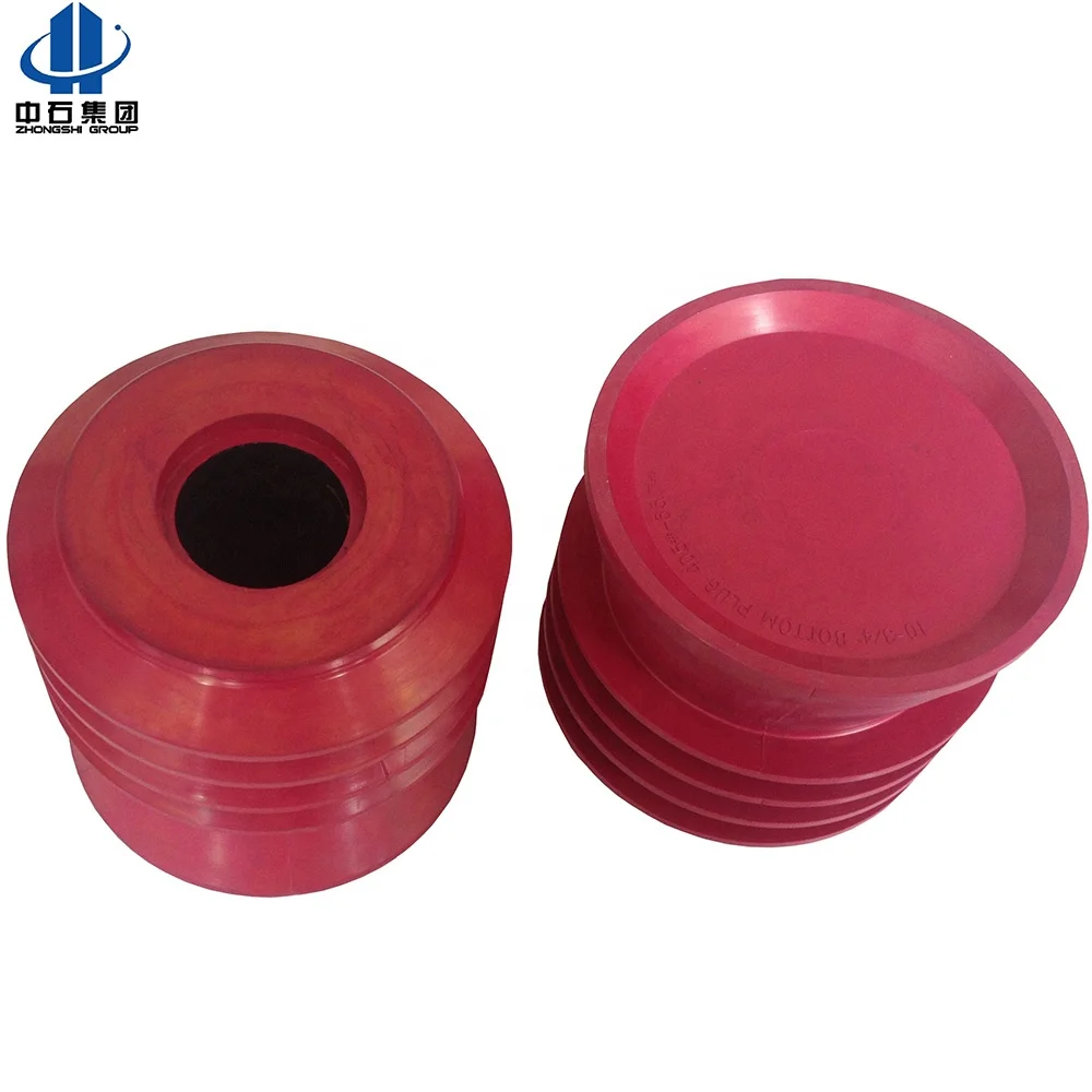 
oilfield conventional 18 5/8' top and bottom cementing wiper rubber plug 