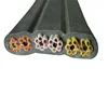 Elevator flat traveling cable with steel wire 100%cooper and PVC insulation VDE and CE certification