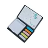 Hot sales Memo Block Note Pad and Sticky Notes with PU Leather Case
