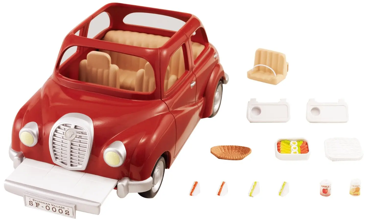 sylvanian families caravan and car best price