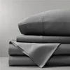 Gray Color Twin Full Queen King Size Classic Luxury Bamboo Duvets Bedding Set