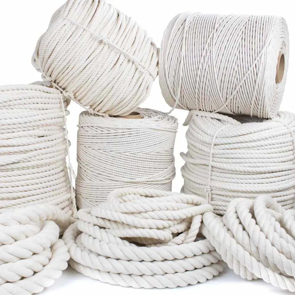 Wholesale High Quality White Twisted 100 Nature Cotton Rope Buy