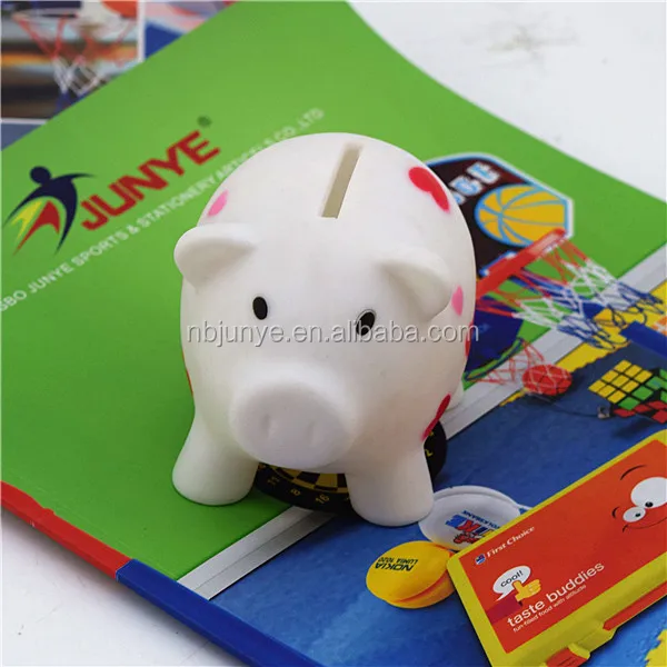 rubber piggy bank