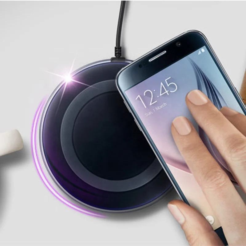 Newest OEM universal wireless charger mobile phone accessories portable Qi wireless charger for smart phones