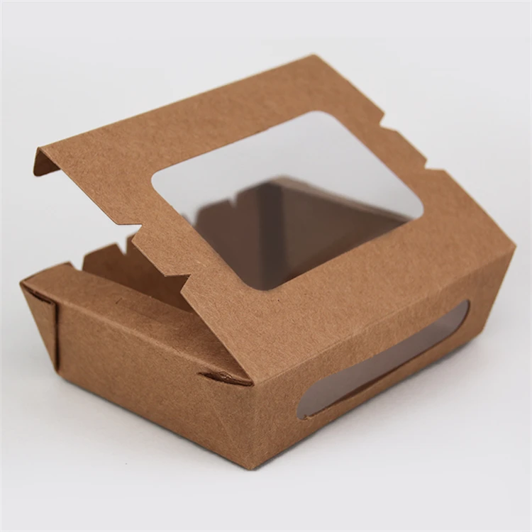 Multifunctional Kraft Paper Transparent Deli Boxes With Great Price ...