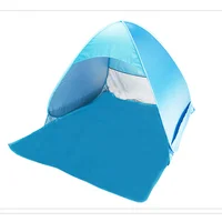 

Automatic Camping Tent lightweight anti- UV Beach Tent 2-3 Persons Instant Pop Up Open folding bed camping tent