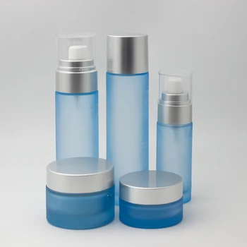 Download 30ml Clear Blue Glass Cosmetic Jars - Buy Blue Glass ...