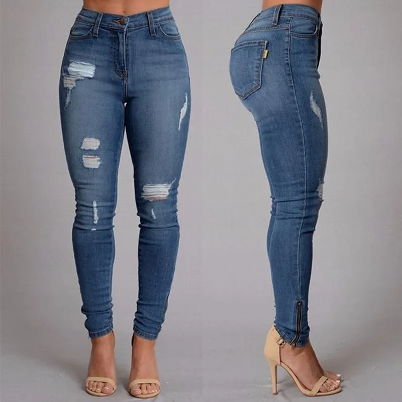 calça jeans cintura alta feminina barata