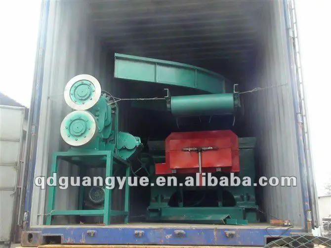 Hi-Tech Waste Tyre Cutting Machine / waste tyre recycling line