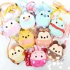 ufufy cloud mickey Donald Duck, Daisy Stitch bear Plush Messenger backpack Crossbody bag coin purse