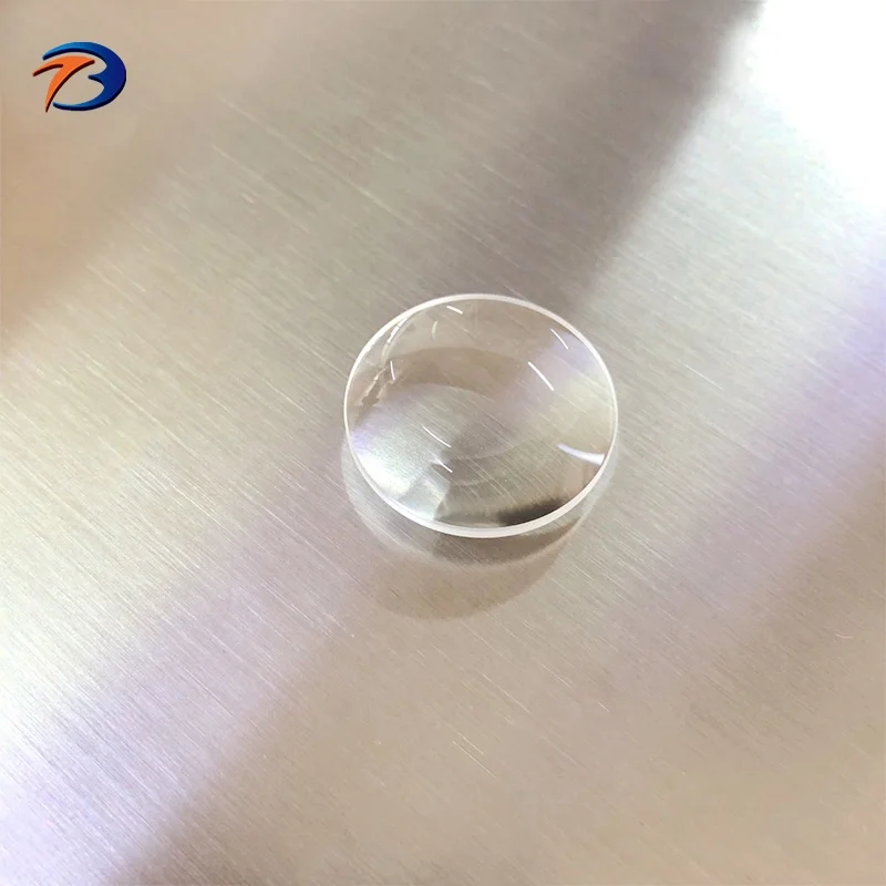 Custom  Bk7 Optical glass 70mm concave-convex Meniscus lens for projector