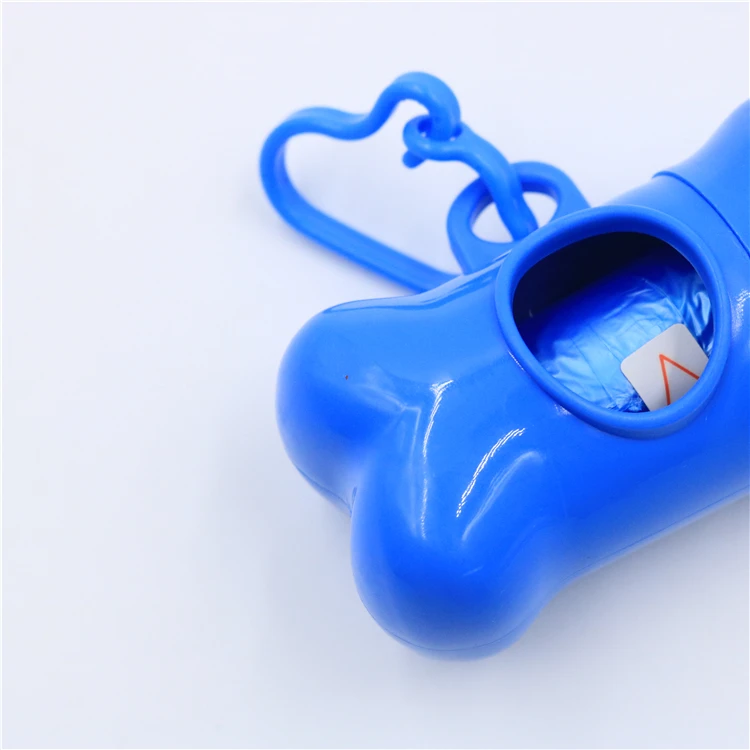 Pet Waste Poop Fabric Bag Holder Poop Bag Dispenser With Carabiner Clip