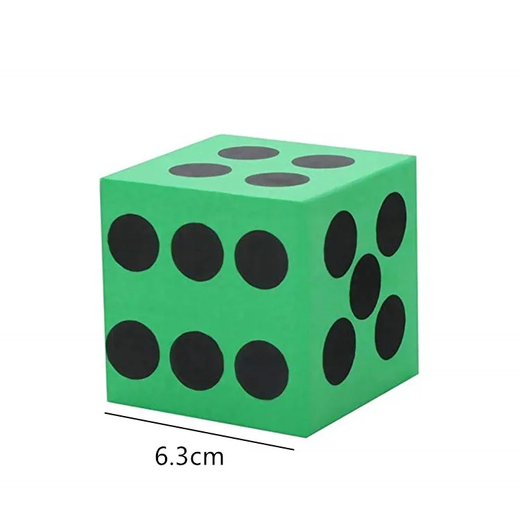 Details about   NEW 2 GIANT RED FOAM DICE~VOLLEY~6.3" Cube Educational Activity Toy Game~GERMANY 