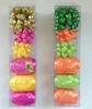 Ribbon Wrapping Set: Colourful Mini Star Bows and Assorted Color Ribbon Eggs for gift decoration