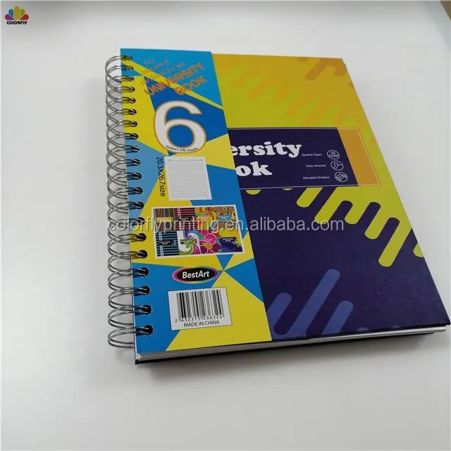 College Ruled Double Spiral Notebook Multi Subject Notebook 4 Subject With Divider Buy Multi