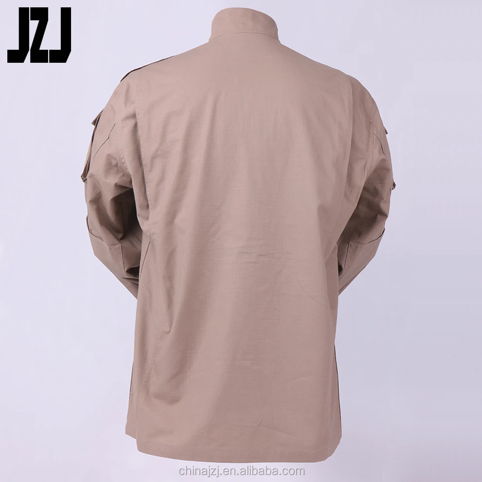 
Ripstop Khaki BDU/ACU Khaki Desert Army Uniform Military Clothing 